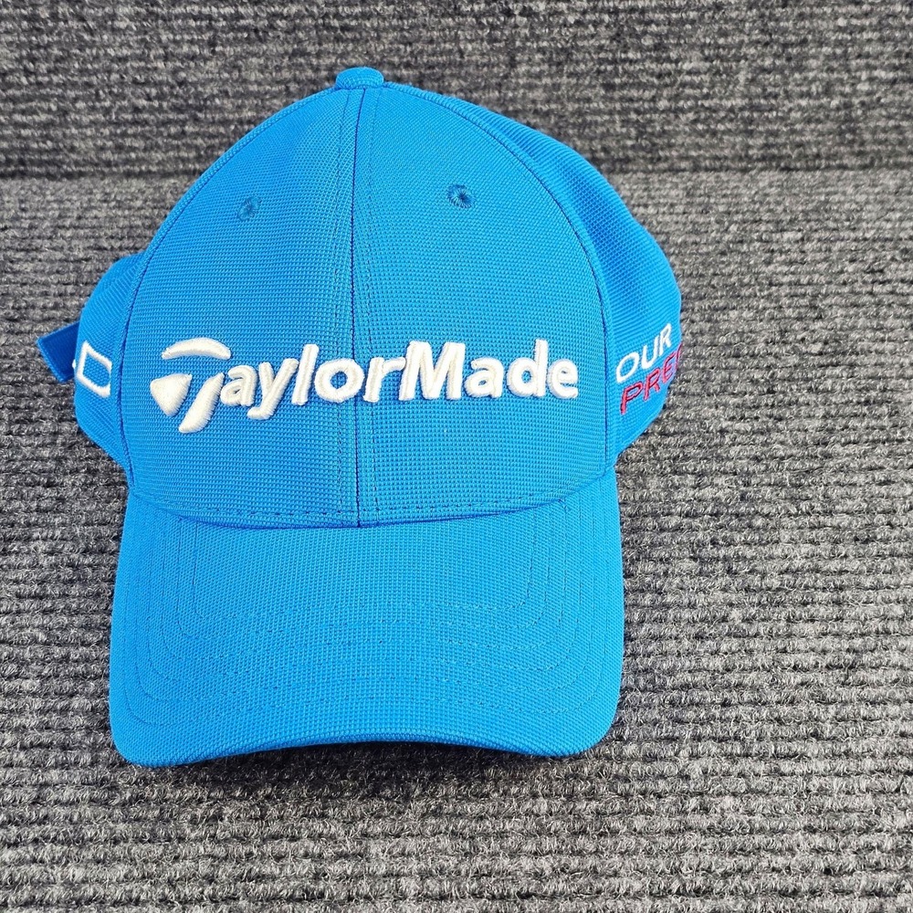 TaylorMade Hat Mens One Size Blue Tour Preferred SLDR Golf Strapback Cap